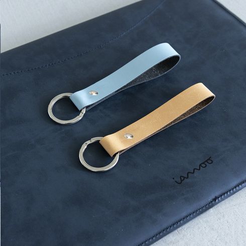 Porte-clés &quot;Recycled Leather Keyring&quot;