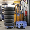 Support à roulettes pour pneus