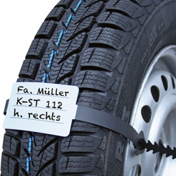 [444000020] Etiquettes de pneus en PVC x100