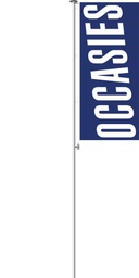 [333014BNL] Occasies vlag 300 x 120 cm - Schets Blauw