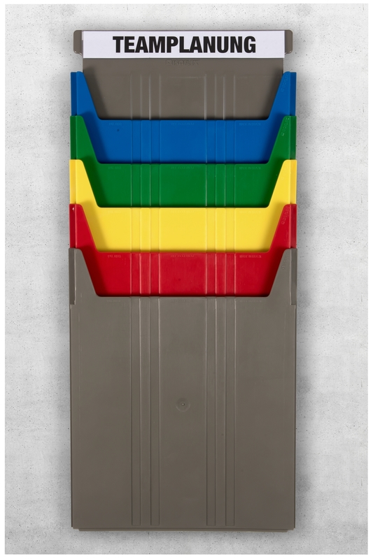 Trieur mural "Flat" - Module de base gris clair