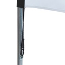 Mât mobile pour beach flag 130 x 50 cm