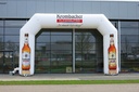 Arche publicitaire gonflable en polyester avec marquage personnalisé