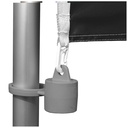 Mât mobile télescopique "Clic-Clac" avec pied Auto-Cal et potence rotative (copie)