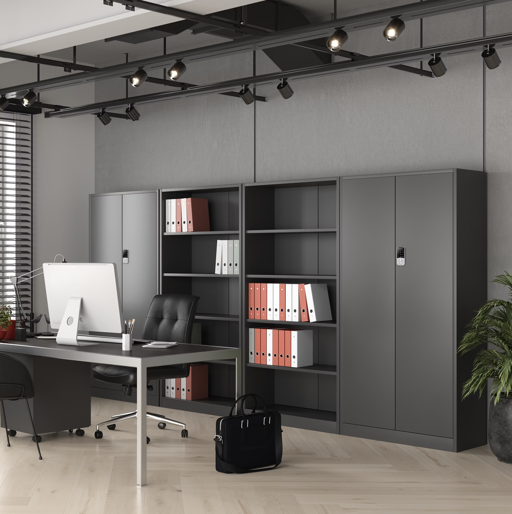 Armoire métallique avec serrure à code - Anthracite