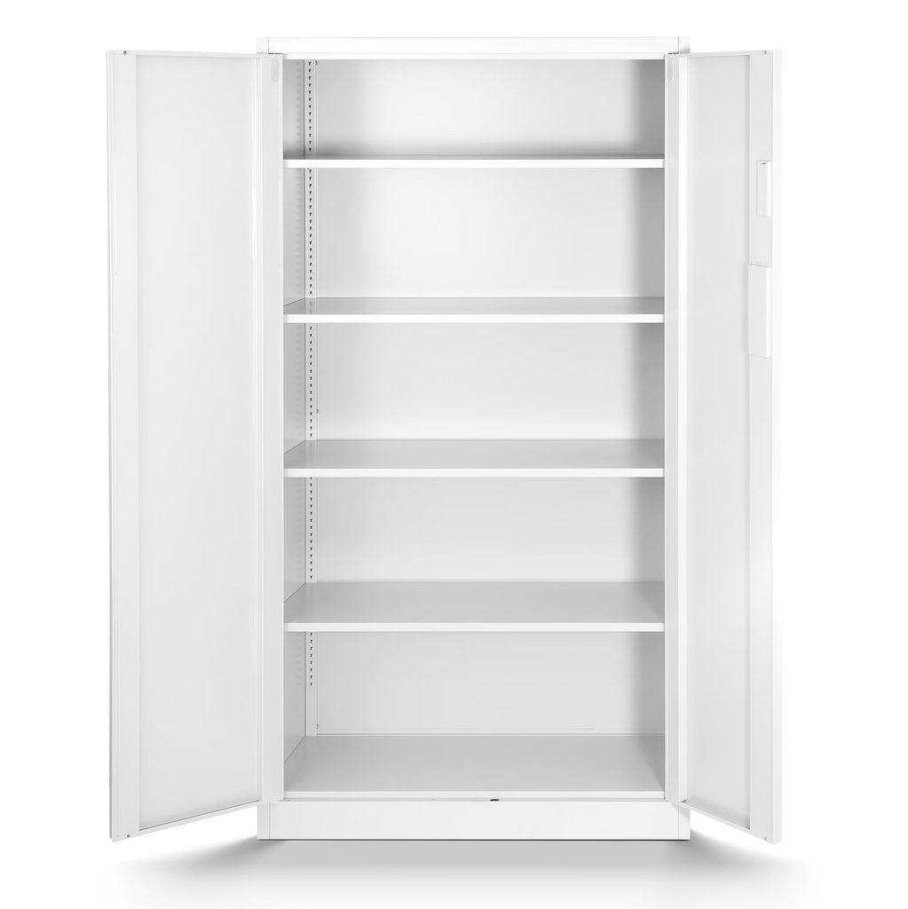 Armoire métallique avec serrure à code - Blanc