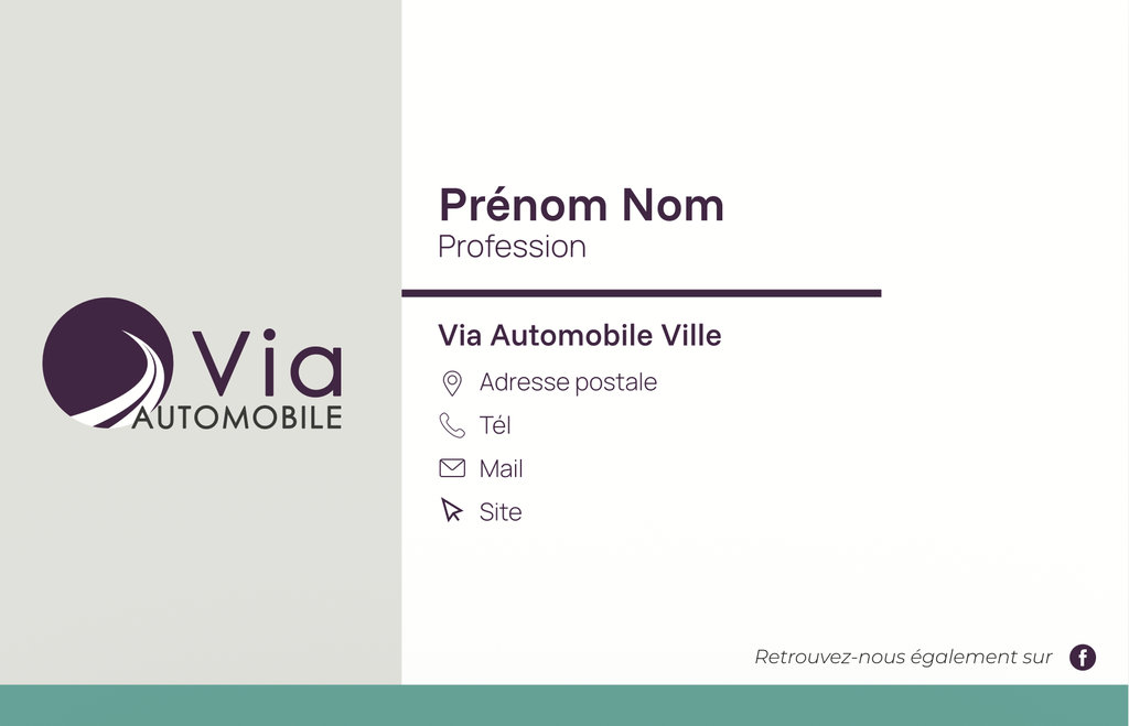 Cartes de visite avec vernis sélectif UV x500