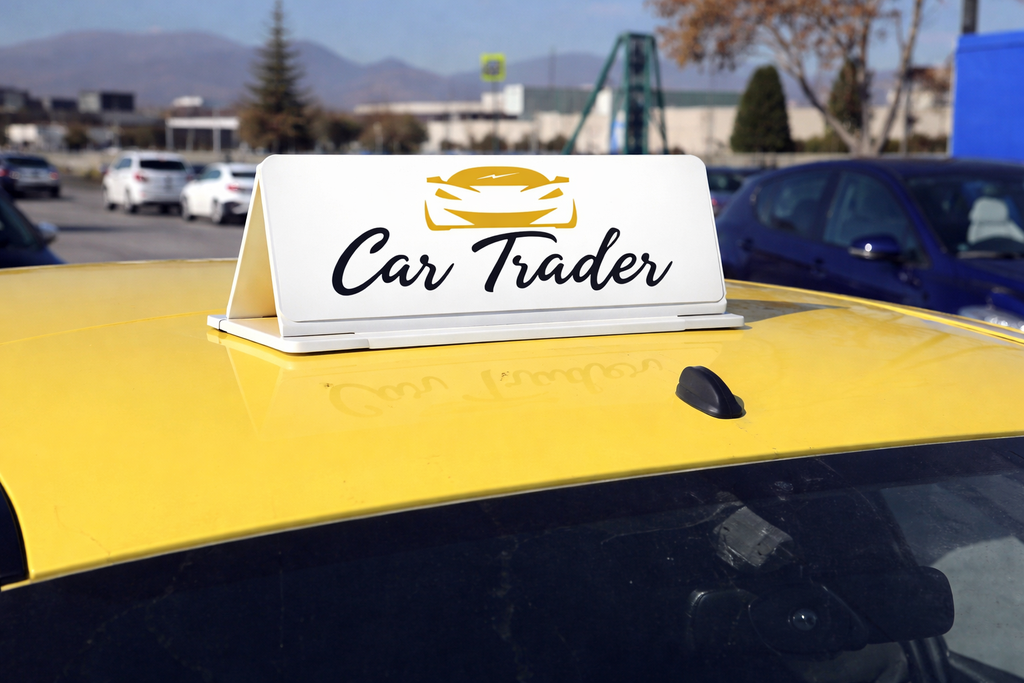 Panneau de toit "Car Topper" avec marquage personnalisé