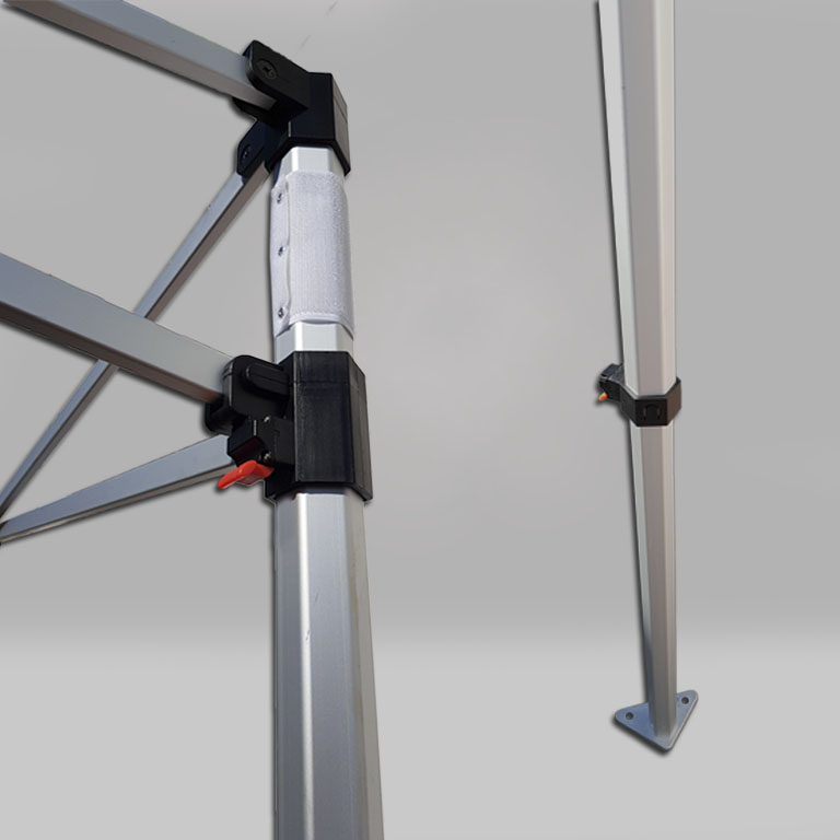 Tente pliante avec impression personnalisée