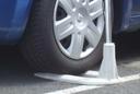 Mât de parking en aluminium avec potence rotative de 95 cm et pied Auto-Cal