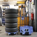 Support à roulettes pour pneus