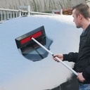 Brosse à neige avec manche télescopique