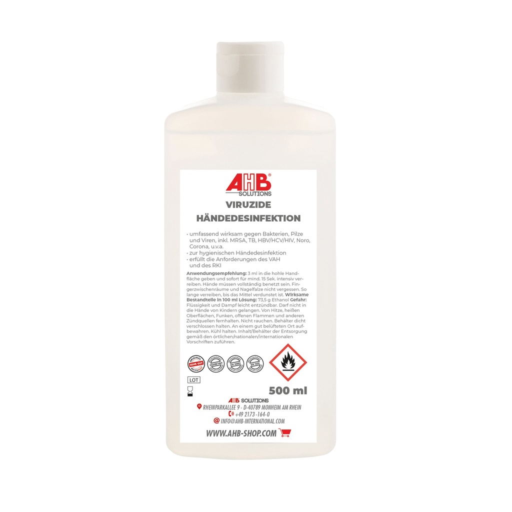 Désinfectant pour les mains 500 ml