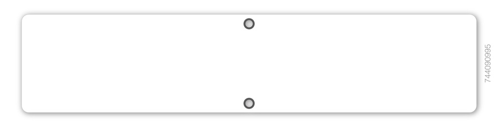 parkingbord 516 x 112 mm met opdruk - Eigen tekst