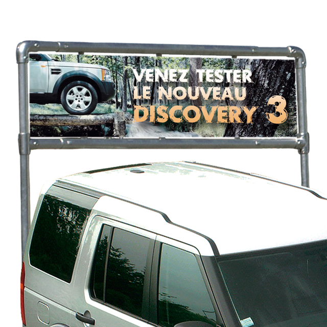 Reclamebord voor podium 1.800 kg