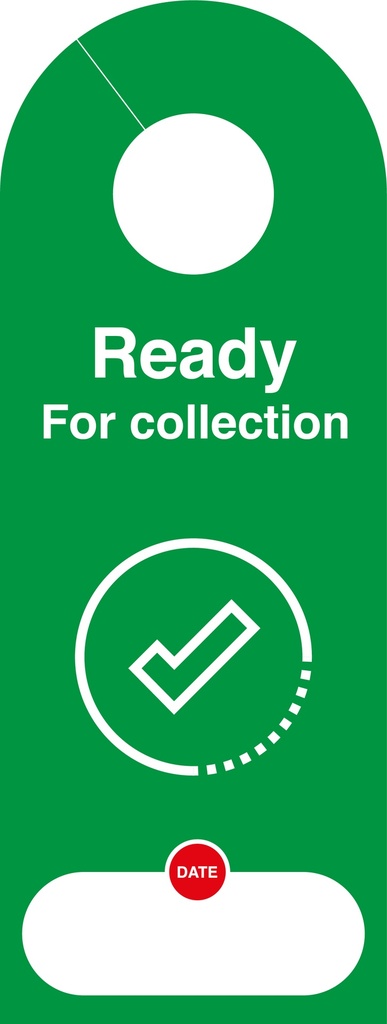 Spiegelhangers met opdruk