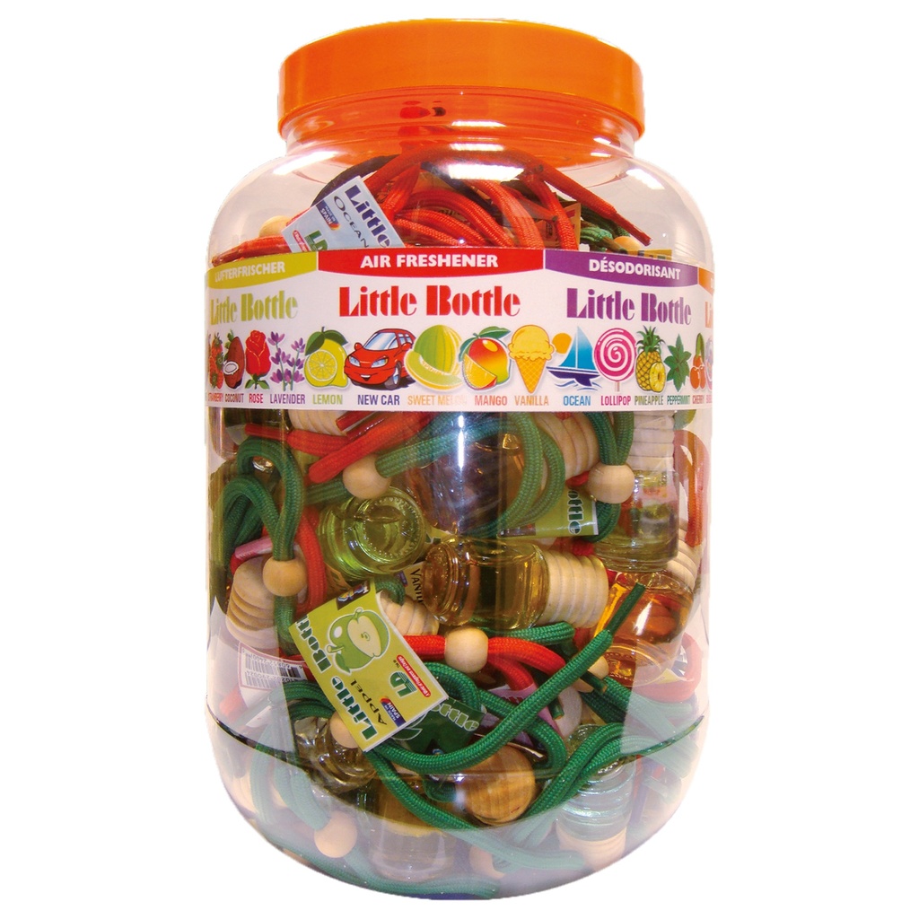 Doos met 72 Little Bottle autoluchtverf rissers