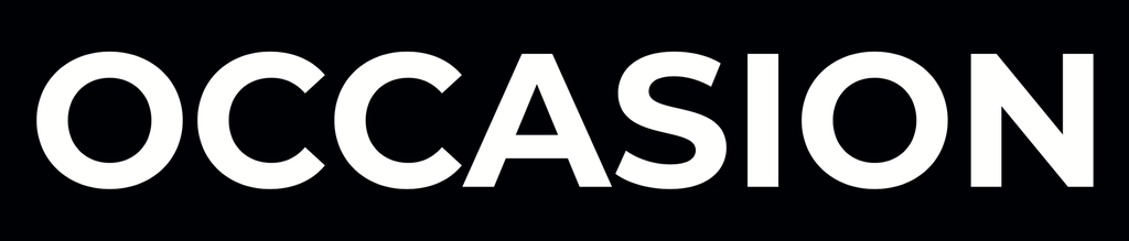 Cache-plaque "Occasion" - Black & White