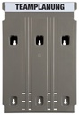 Trieur mural "Flat" - Module de base gris clair