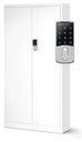 Armoire en acier verrouillable à combinaison (900 x 1850 x 400 mm) - Blanc