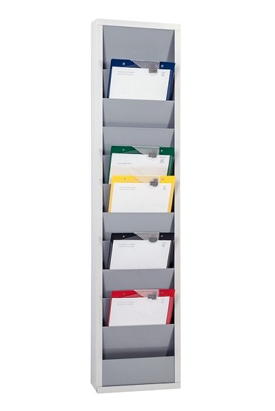 Metalen planner voor A4 werkplaatsmappen - Blauw/Grijs/Rood/Noir