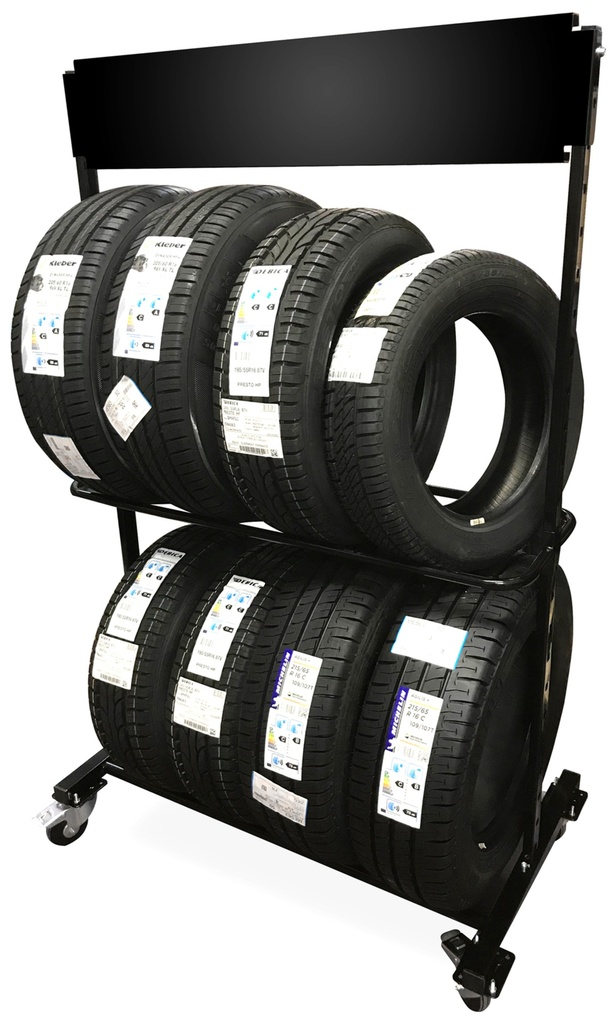 Trolley/Display voor 8 banden