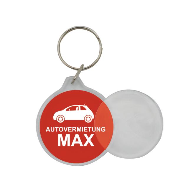 Sleutelhanger "Design Acryl", rond