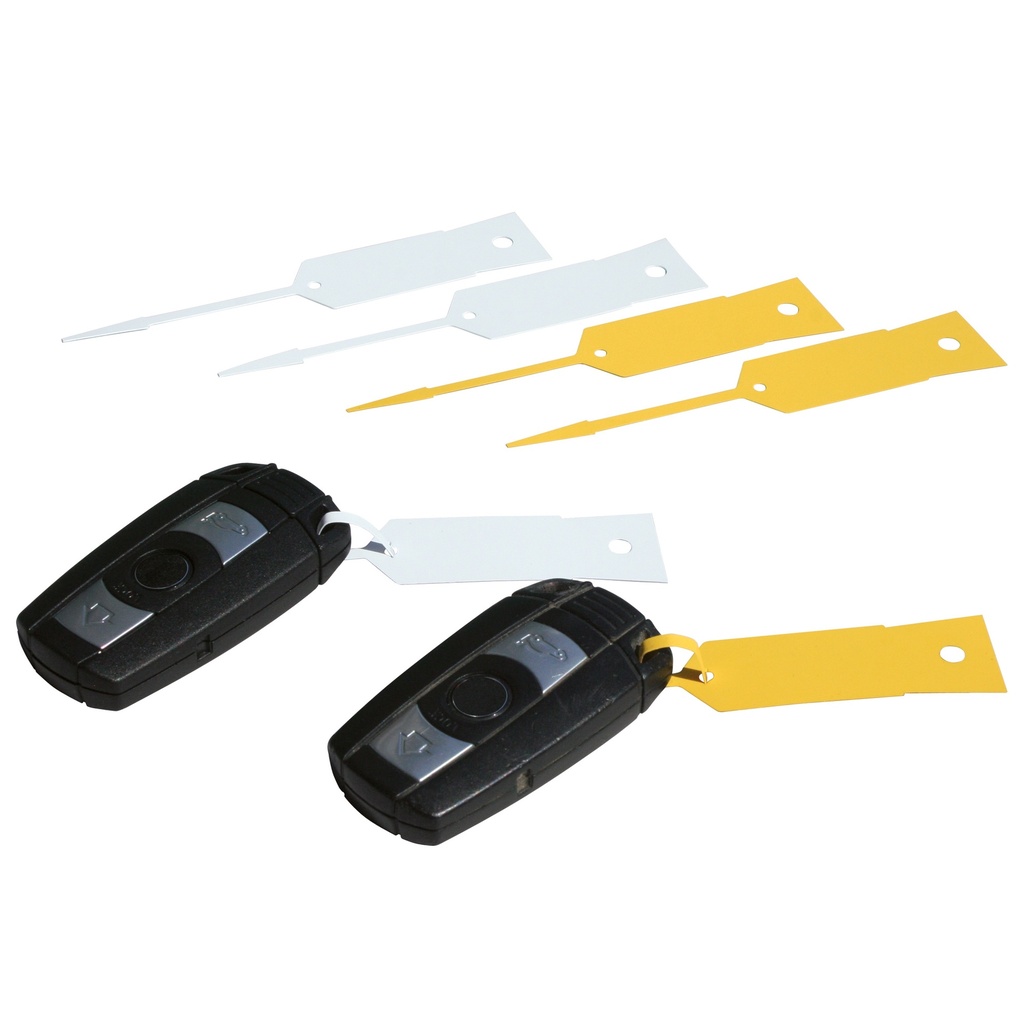 Set van 100 stuks Geleverd in een plastic zakje Wit B