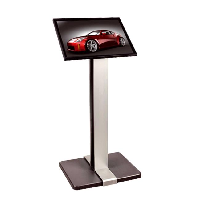 A3 of A2 infodisplay liggend op wielen