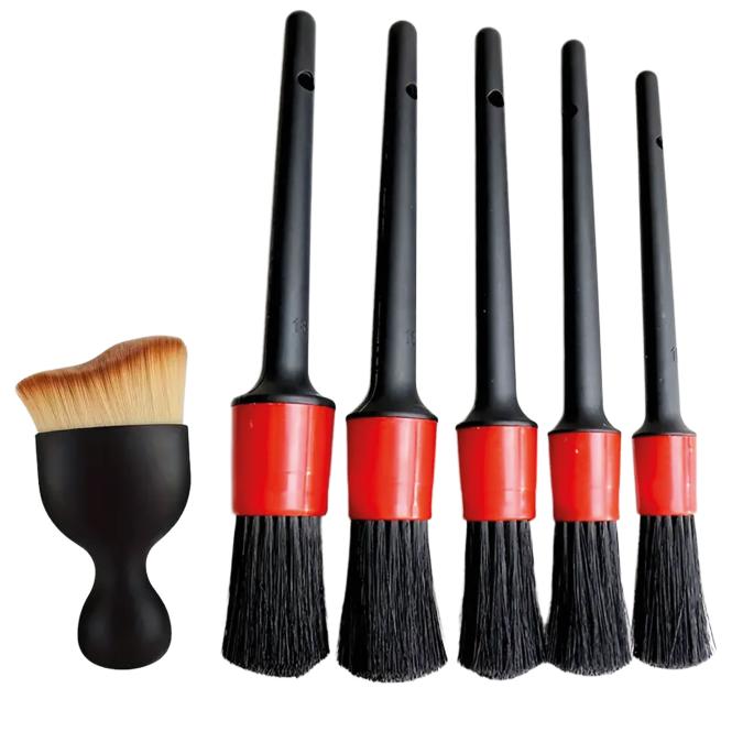 Set de pinceaux pour voiture, 6 pièces