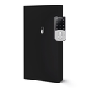 Metalen opbergkast met codeslot - Zwart