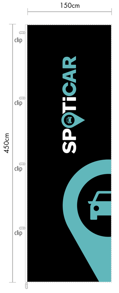 Pavillon 150 x 450 cm - Spoticar
