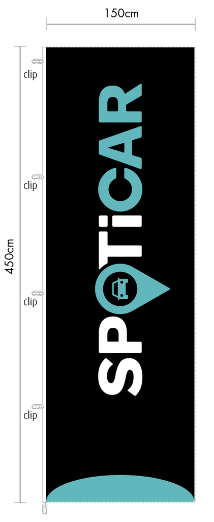 Pavillon 150 x 450 cm - Spoticar