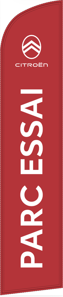 Beach flag 330 x 70 cm - Citroën Parc Essai