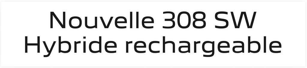 Cache-plaques en PVC de 1mm d'épaisseur pour l'intérieur - Nouvelle 308 SW Hybride Rechargeable