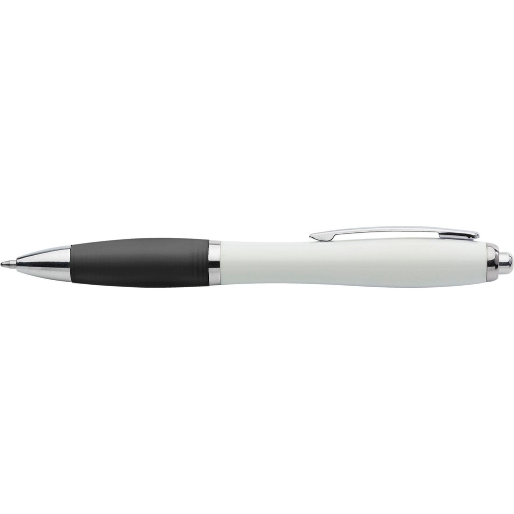 Stylo à bille recyclé avec grip caoutchouté