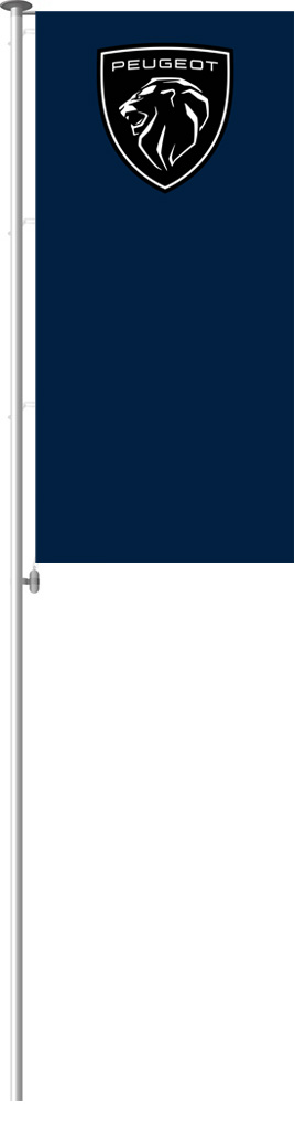 Vlag 200 x 95 cm - Peugeot
