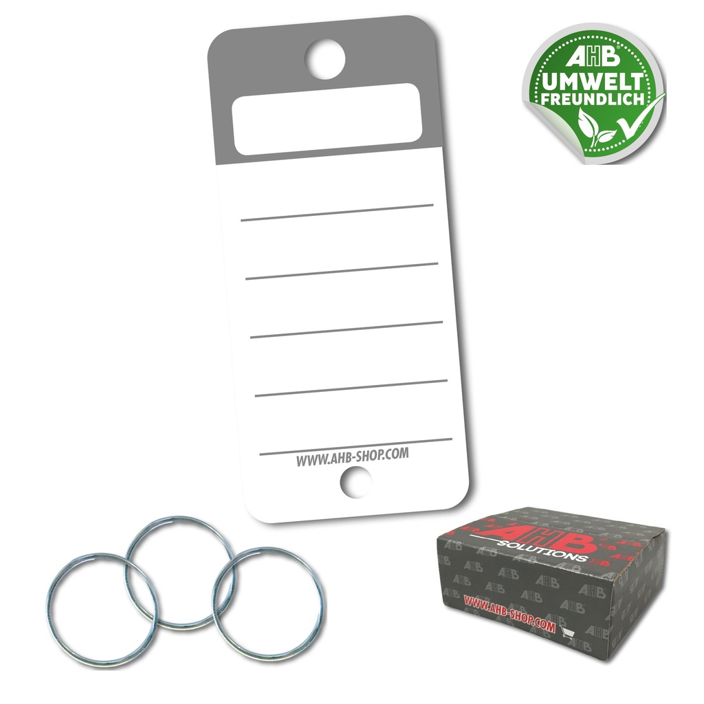 PP White sleutellabels x250