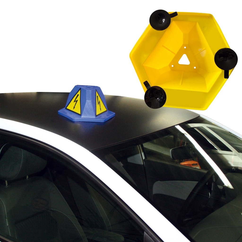 Blok met zuignappen voor elektrisch voertuig