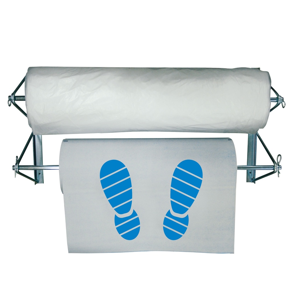 Dubbele rolhouder voor wandbevestiging