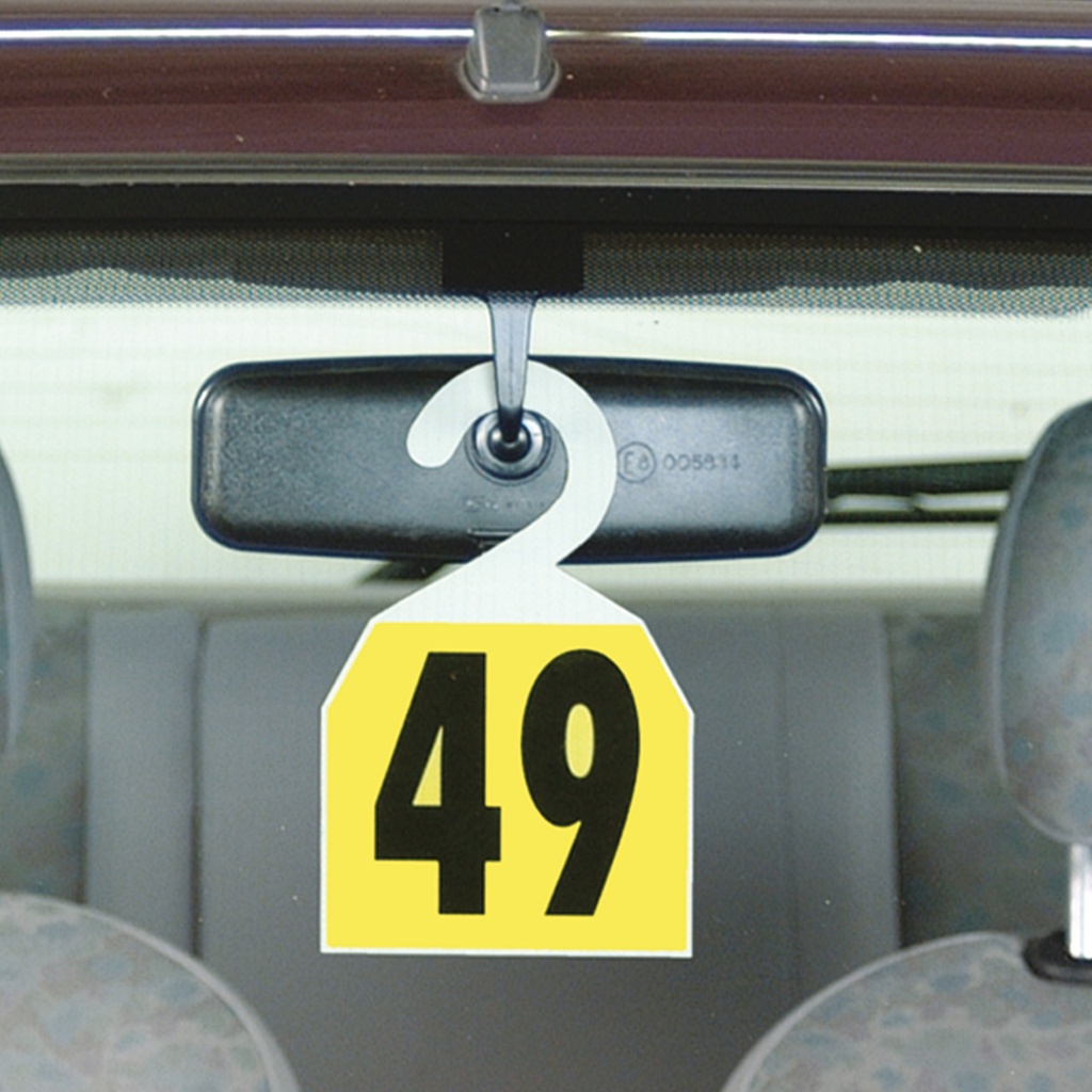 Spiegelhaak voor nummers x10