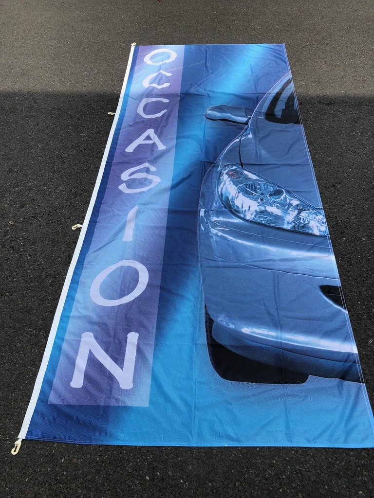 Vlag Ice Blue 300 x 150cm