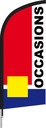 Beach flag 170 x 70 cm - "Occcasions Colorline"