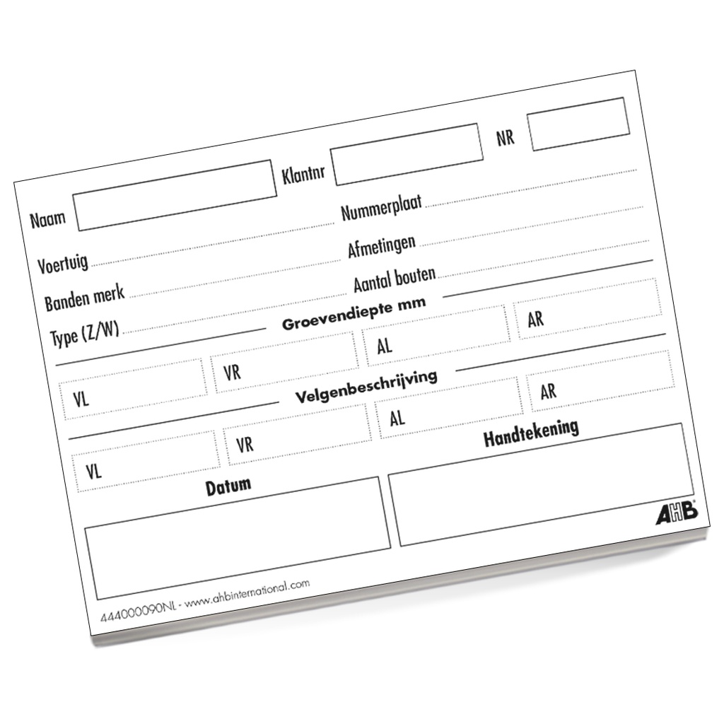 Etiketten voor bandenlabels met spanband - NL