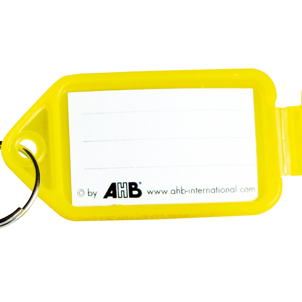 Navulpak etiketten voor klik sleutelhangers 38 x 70 mm x300
