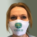 Mondmaskers met uw slogan of logo