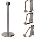 Poteau de guidage en acier avec sangle intégrée