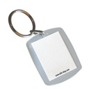 Sleutelhanger van acrylglas 50 x 40 mm