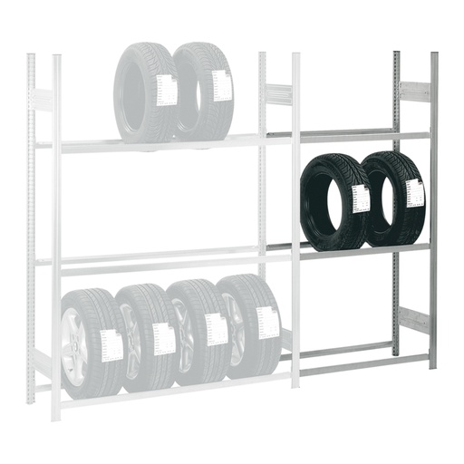 Extension pour rayonnage pour pneus "Silver"