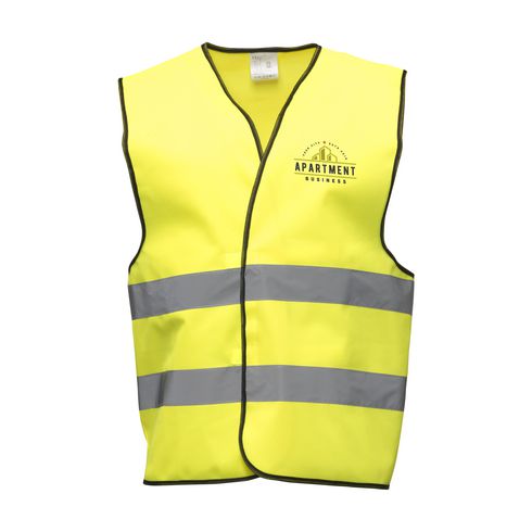 Veiligheidsvest met opdruk - Fluorgeel